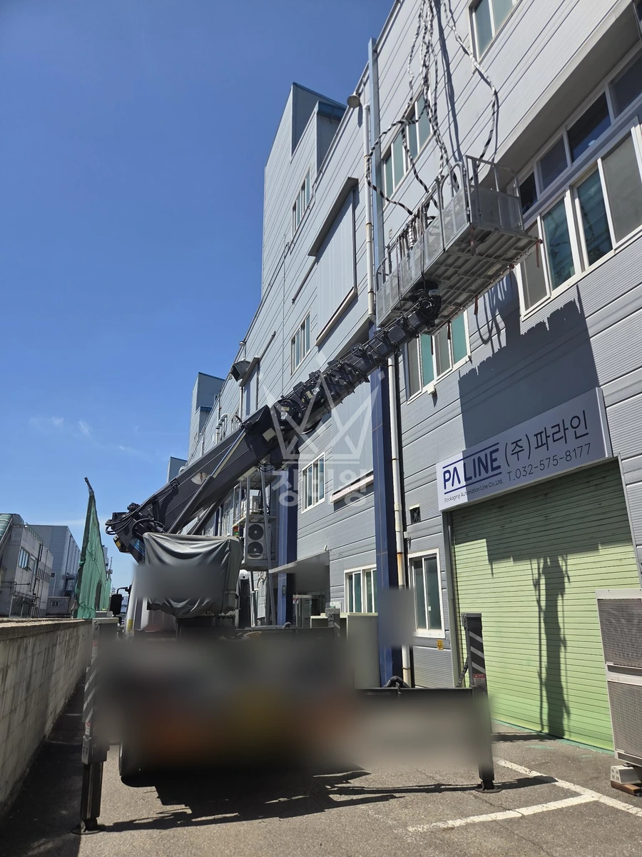 인천 서해구 가좌동 3.5톤 스카이차 3층 에어컨배관작업 작업사진 3