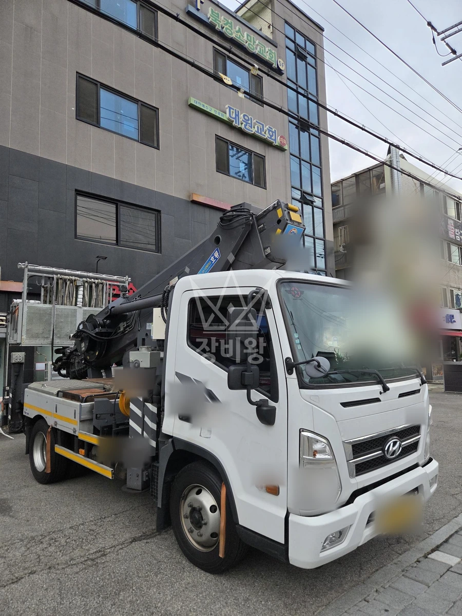 경기 고양시 일산서구 일산동 3.5톤 스카이차 작업 현장 도착사진