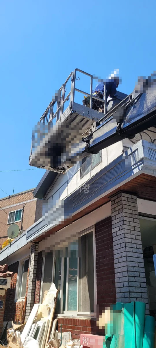 서울 동작구 사당동 1.2톤 스카이차 물반이 작업완료사진 1