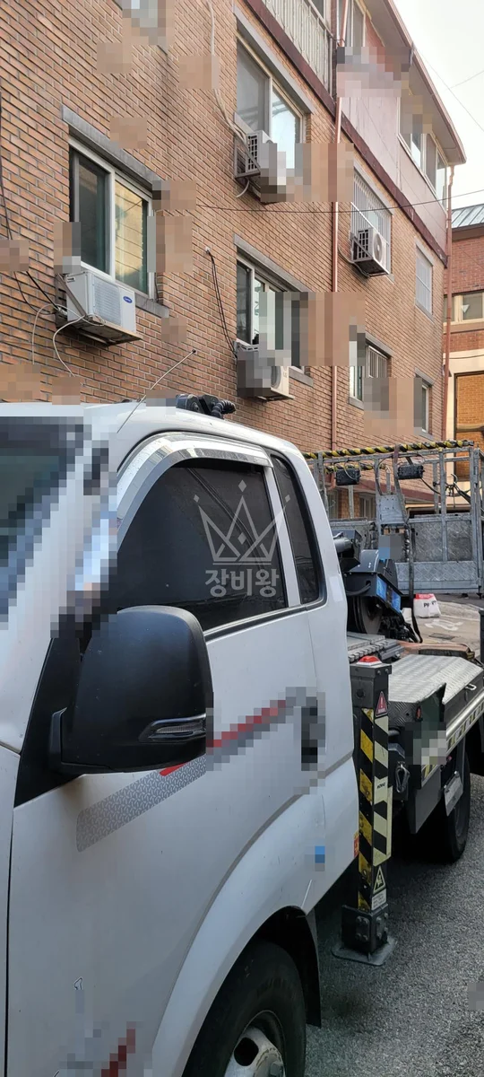 서울 성북구 종암동 1톤 스카이차 작업 현장 도착사진