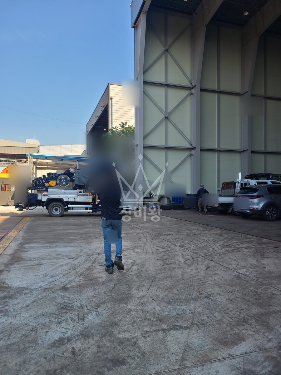 부산 남구 우암동 3.5톤 스카이차 작업 현장 도착사진