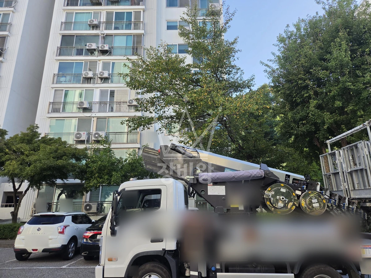 경기 성남시 분당구 야탑동 3.5톤 스카이차 작업 현장 도착사진