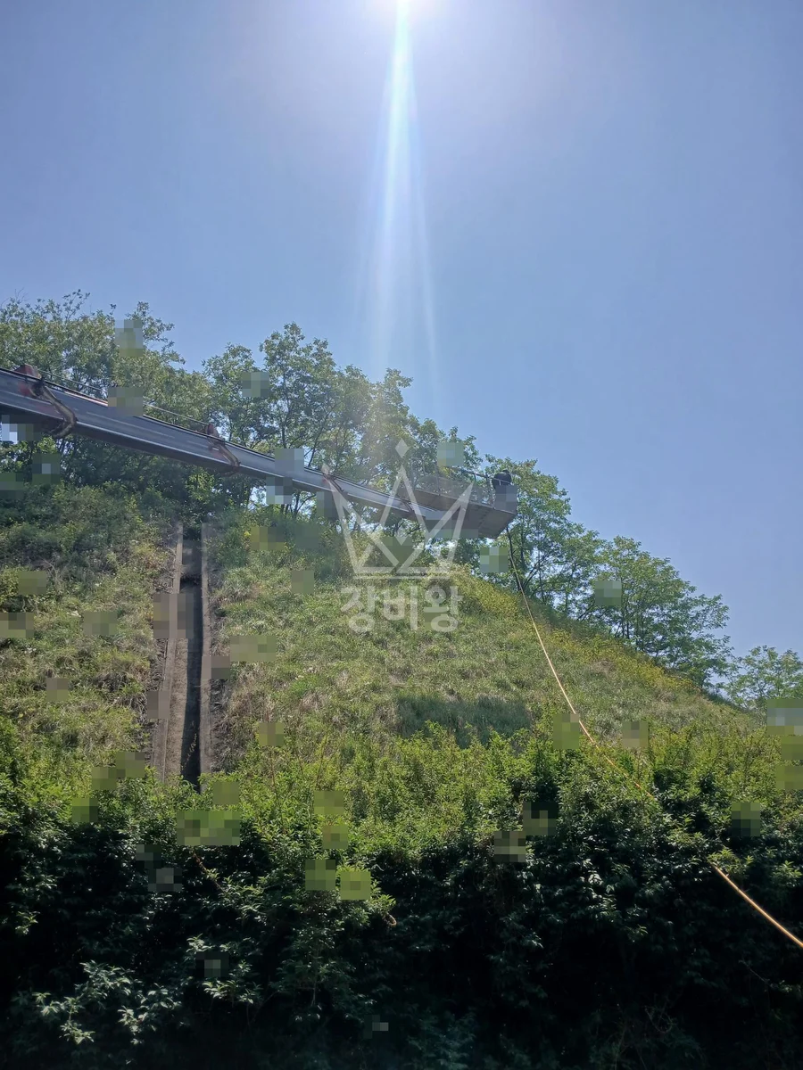 인천 서구 석남동 5톤 스카이차 법사면 농약작업 작업사진 2