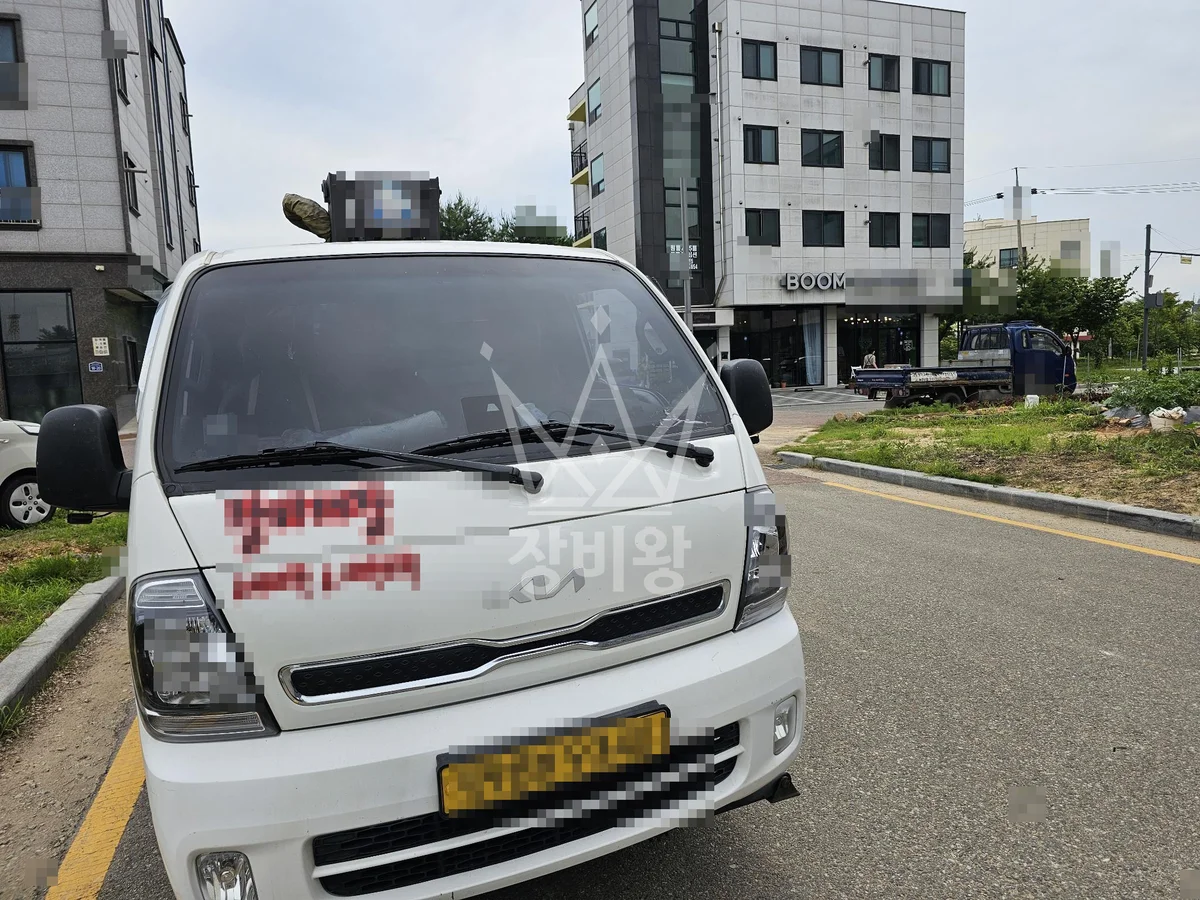 경기 김포시 양촌읍 1톤 스카이차 외부 코킹작업 작업완료사진 1