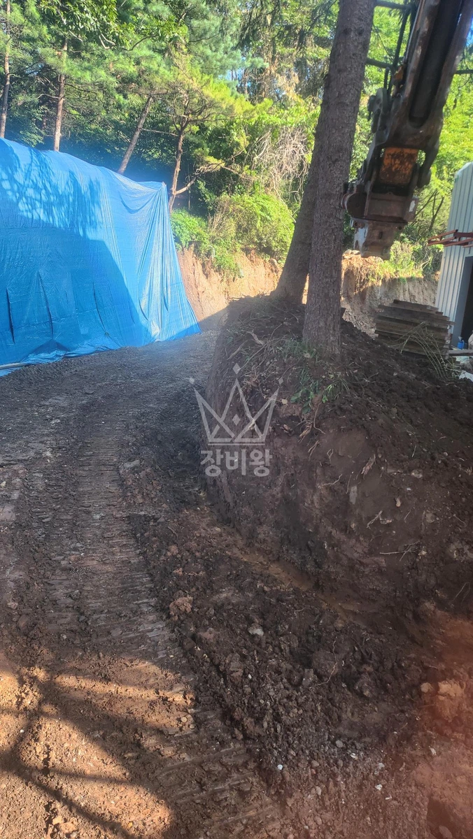 경기 군포시 속달동 포크레인(굴착기) 돌작업/주변정리 작업사진 1