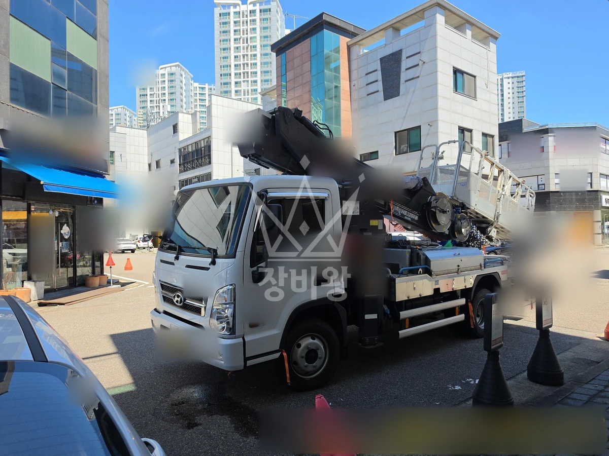 인천 서해구 청라동 3.5톤 스카이차 작업 현장 도착사진