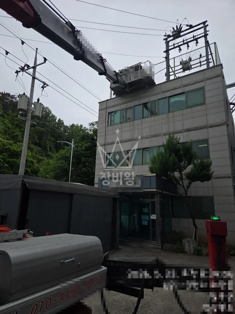 경북 칠곡군 왜관읍 3.5톤 스카이차 전기선작업 작업사진 3
