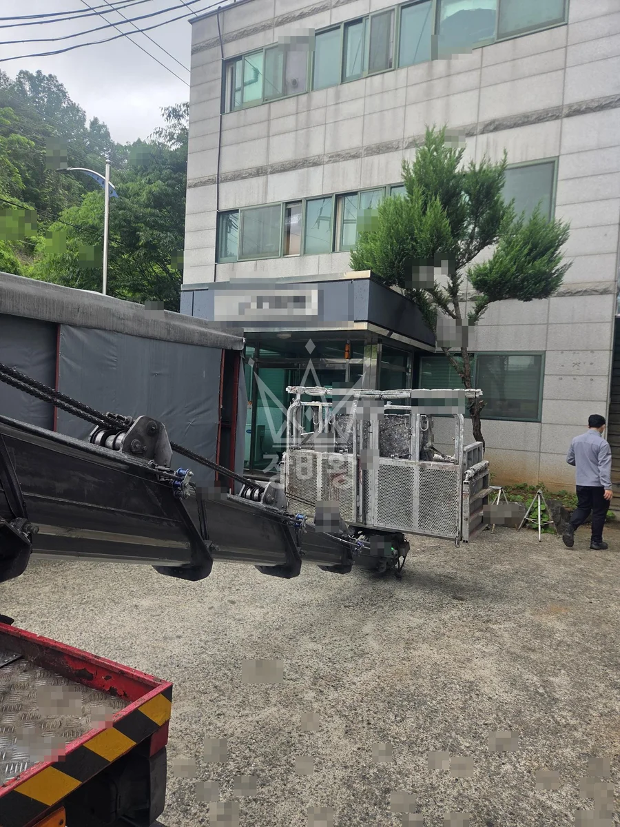 경북 칠곡군 왜관읍 3.5톤 스카이차 전기선작업 작업완료사진 1
