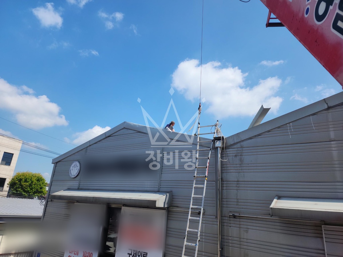 대전 대덕구 덕암동 5톤 크레인 창고자재인양 작업사진 3