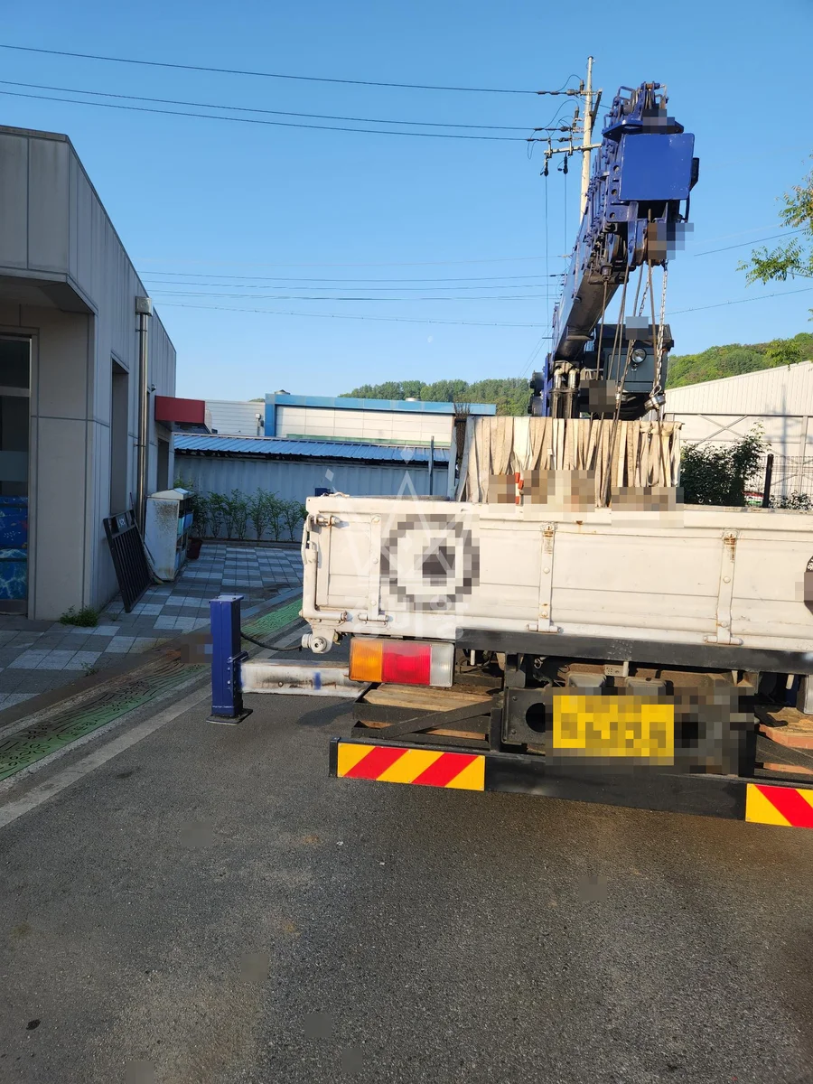 경북 문경시 농암면 5톤 크레인 작업 현장 도착사진