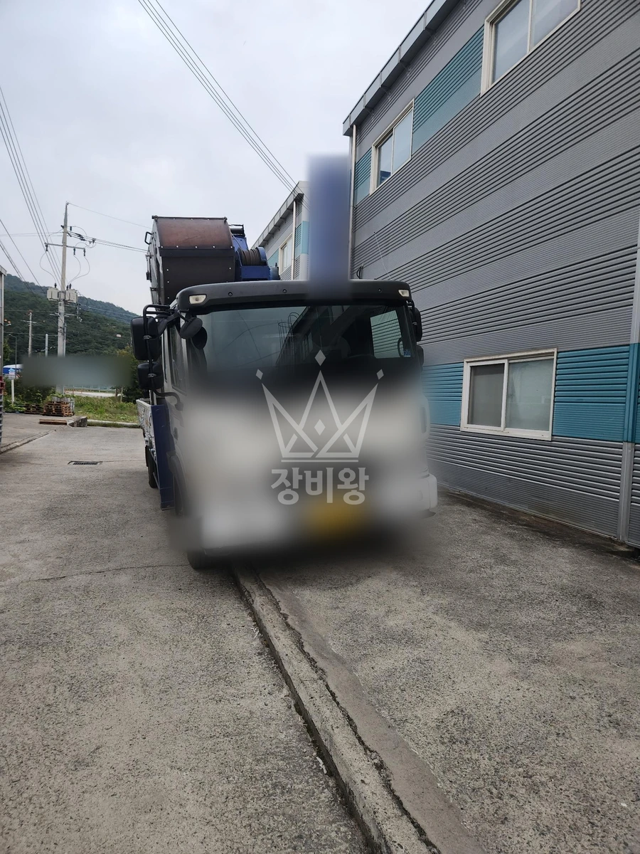 경북 칠곡군 동명면 5톤 크레인 작업 현장 도착사진