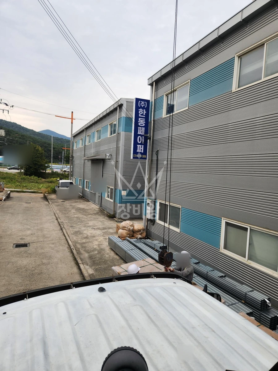 경북 칠곡군 동명면 5톤 크레인 태양광 자재 양중 작업사진 1