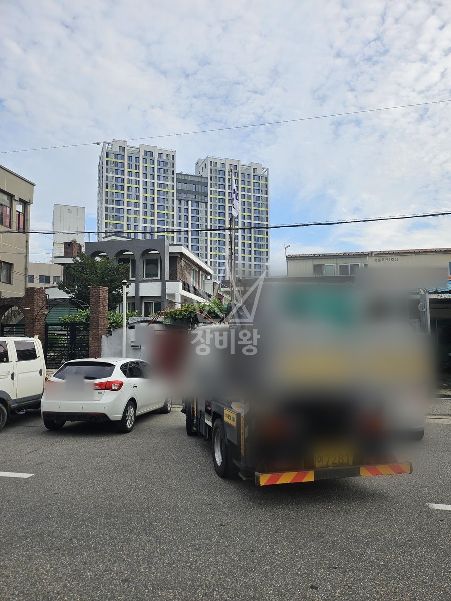 강원 강릉시 옥천동 2.5톤 스카이차 작업 현장 도착사진
